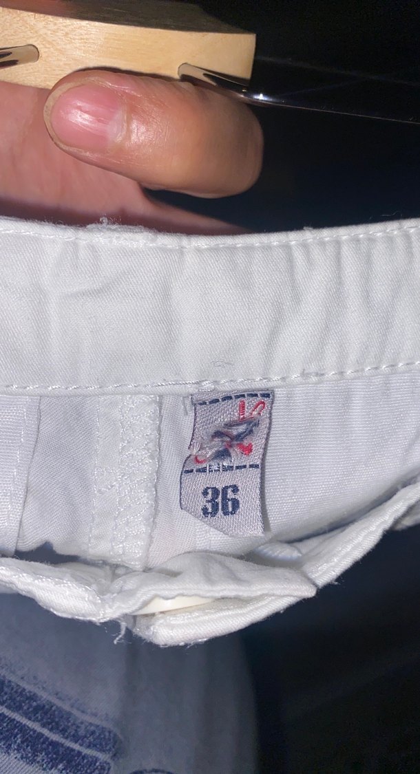 Beyaz Pamuklu Hamile Mini Şort - Görsel 3