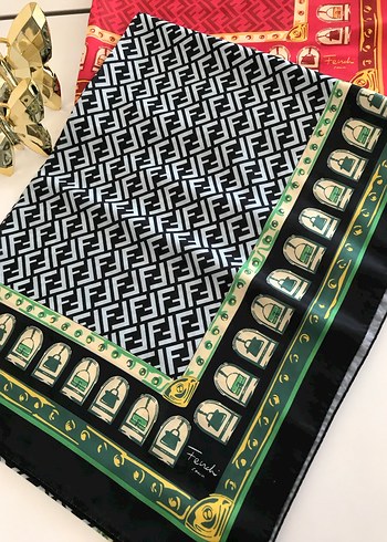 Fendi Çok Renkli Bohem Esnek Kadın Şal