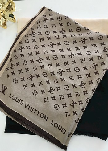 Louis Vuitton Bohem Tarz Kahverengi Kadın Şal