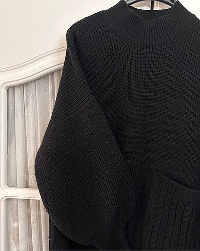 xl Beden siyah Renk Aybıke stil oversize triko tunik