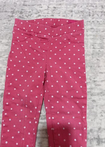 Puantiyeli Pembe Kız Tayt - Görsel 2