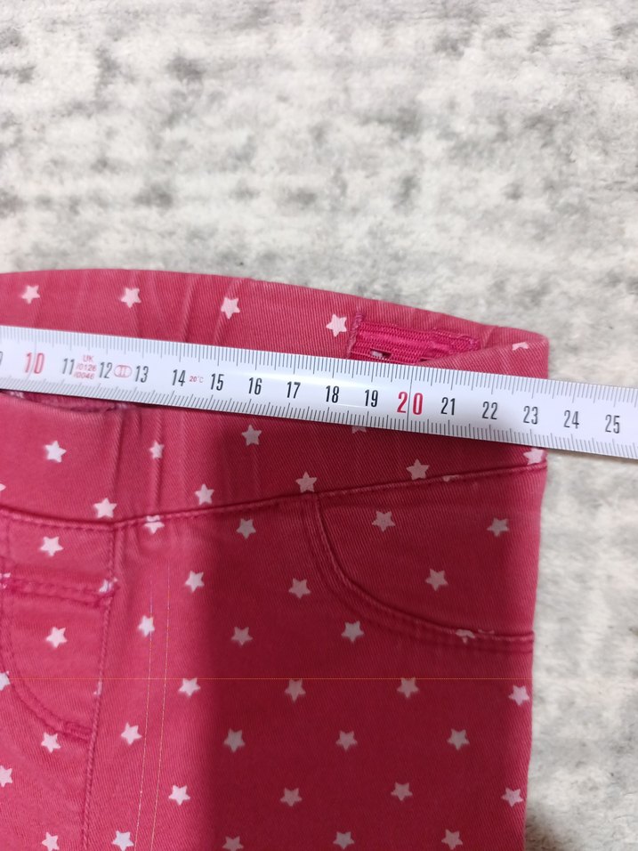 Puantiyeli Pembe Kız Tayt - Görsel 5