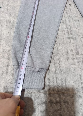 Erkek Gri Rahat Kesim Sweatpant - Görsel 3