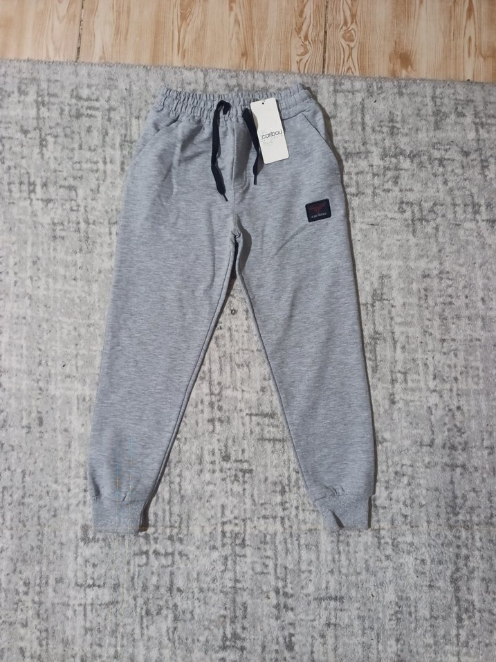 Erkek Gri Rahat Kesim Sweatpant - Görsel 2