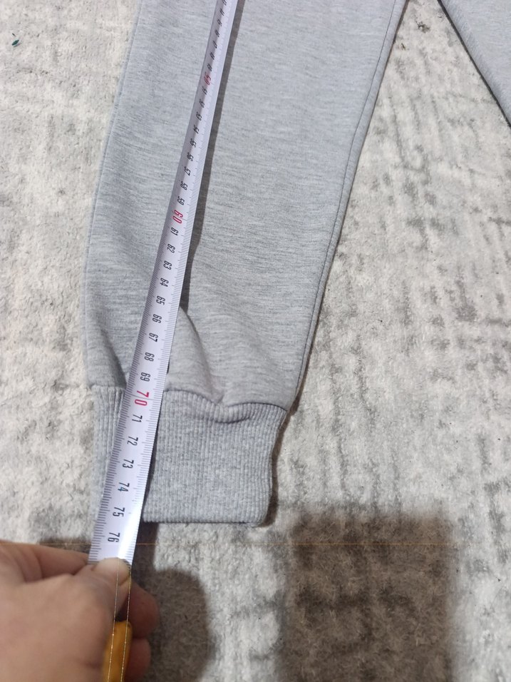 Erkek Gri Rahat Kesim Sweatpant - Görsel 3