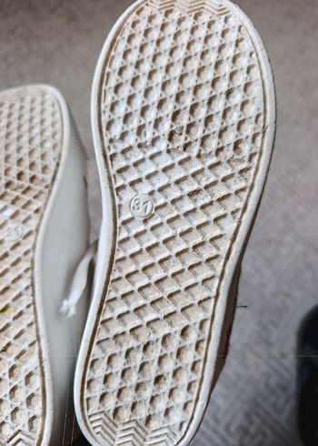 Nakışlı Beyaz kız çocuk Spor Ayakkabı - Görsel 4