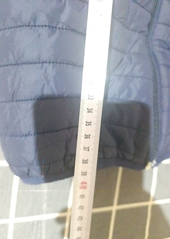 Erkek Çocuk Gri Fermuarlı İnce Mont - Görsel 3