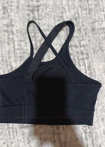 Gri ve Siyah Sporcu Sütyeni - Görsel 3