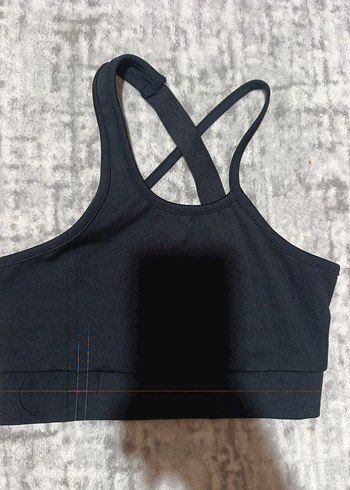 Gri ve Siyah Sporcu Sütyeni - Görsel 2