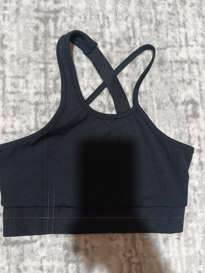 Gri ve Siyah Sporcu Sütyeni - Görsel 2