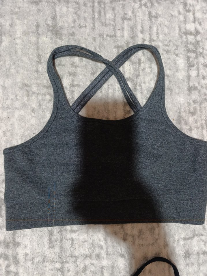 Gri ve Siyah Sporcu Sütyeni - Görsel 5