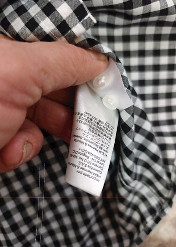 Düğmeli, Uzun Kollu Erkek Gömlek - Görsel 6