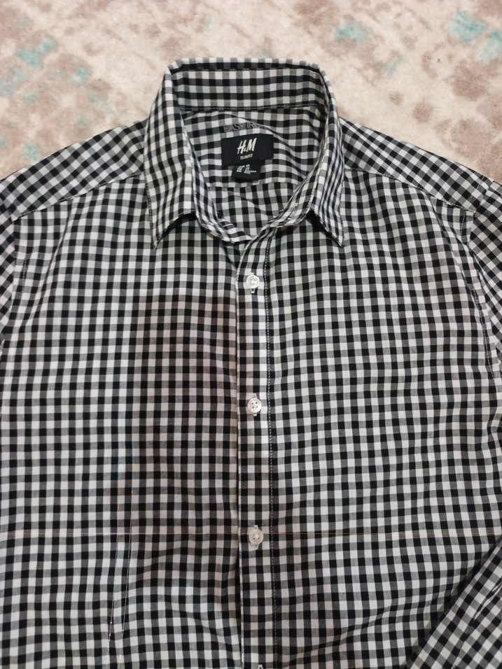 Düğmeli, Uzun Kollu Erkek Gömlek - Görsel 2