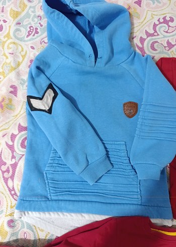 Erkek Çocuk Minyon Baskılı Kırmızı Sweatshirt - Görsel 3