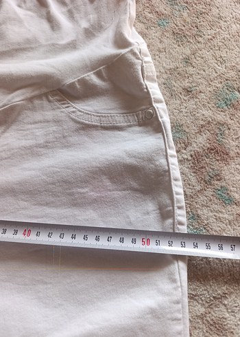 Kadın Beyaz Pamuklu hsmile Pantolonu - Görsel 8