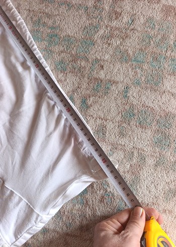 Kadın Beyaz Pamuklu hsmile Pantolonu - Görsel 4