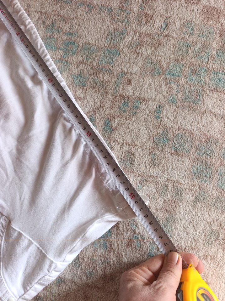 Kadın Beyaz Pamuklu hsmile Pantolonu - Görsel 4