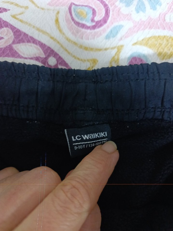 LC Waikiki kız çocuk eşofman altı içi polarlı - Görsel 4