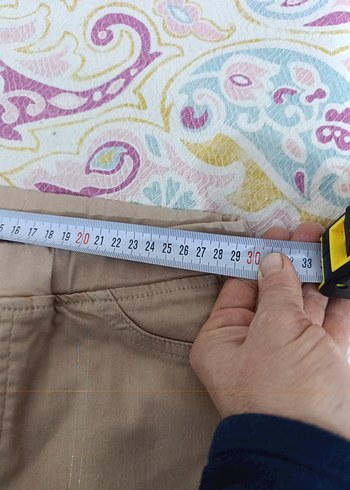 Bej renkte kız çocuk pantolon tayt - Görsel 6