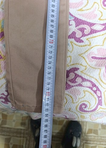 Bej renkte kız çocuk pantolon tayt - Görsel 5