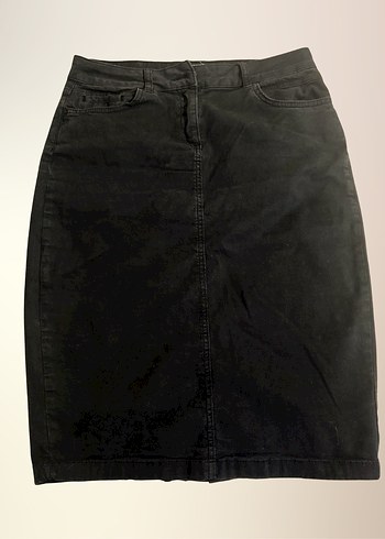 Koton 38 Beden Siyah Kot Etek  Kalem Model - Görsel 5