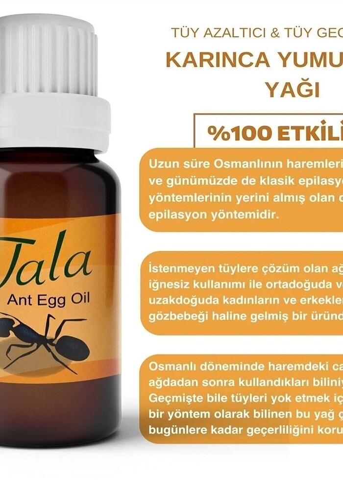 TÜY AZALTICI KARINCA YUMURTASI YAĞI - Görsel 2