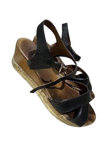 İNCİ DERİ BAYAN SANDALET AYAKKABI - Görsel 8