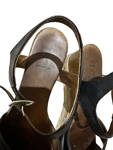 İNCİ DERİ BAYAN SANDALET AYAKKABI - Görsel 9