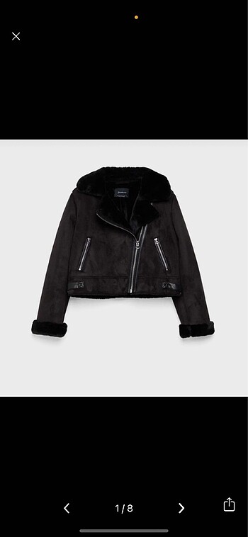 Stradivarius kürklü mont
