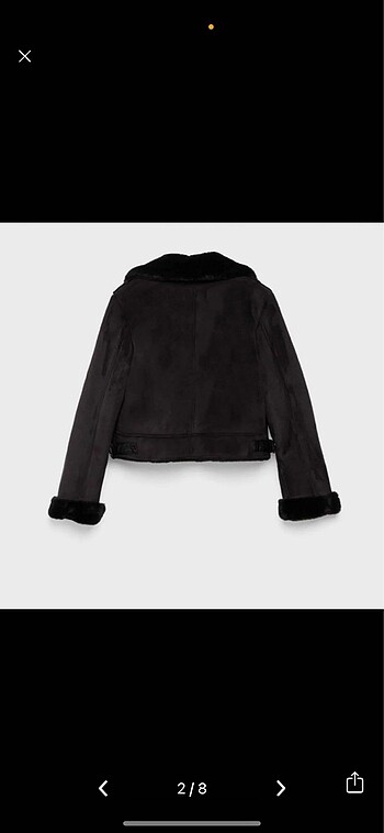 Stradivarius Stradivarius kürklü mont