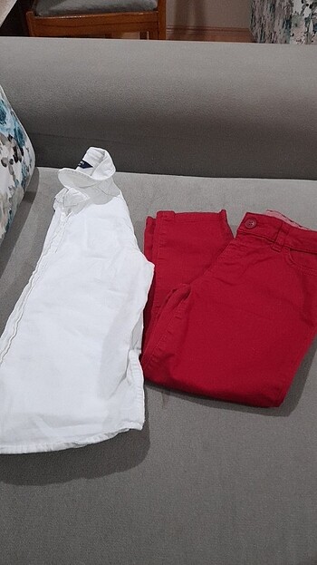 Erkek cocuk pantolon ve gomlek
