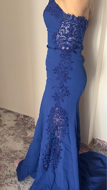 Straplez abiye - Görsel 8