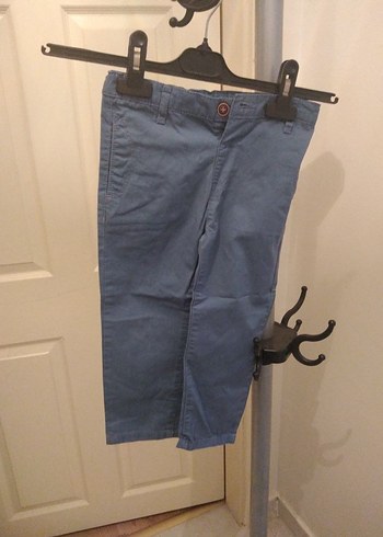 Tokalı Mavi Erkek Çocuk Denim Pantolon