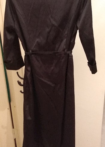 Siyah Uzun Gotik Kadın Elbisesi - Görsel 7