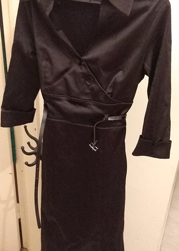 Siyah Uzun Gotik Kadın Elbisesi - Görsel 6