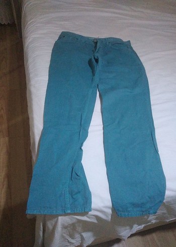 Mavi Rahat Kesim Kadın Denim Pantolon