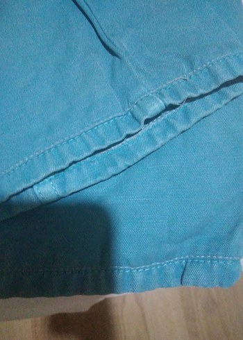 32 Beden mavi Renk Mavi Rahat Kesim Kadın Denim Pantolon