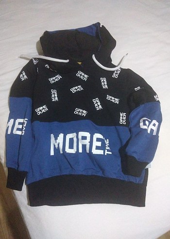 Diğer Kapüşonlu Erkek Çocuk Sweatshirt - Mavi