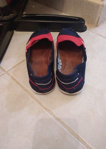 Kırmızı Kadın Denim Espadril - Görsel 5