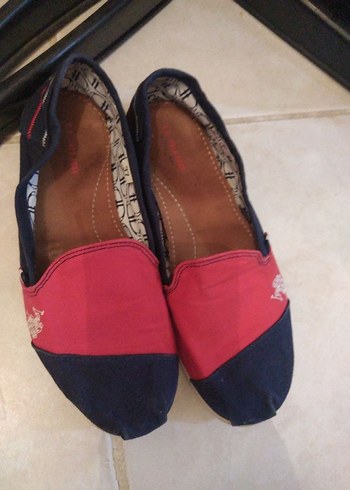 Kırmızı Kadın Denim Espadril - Görsel 7