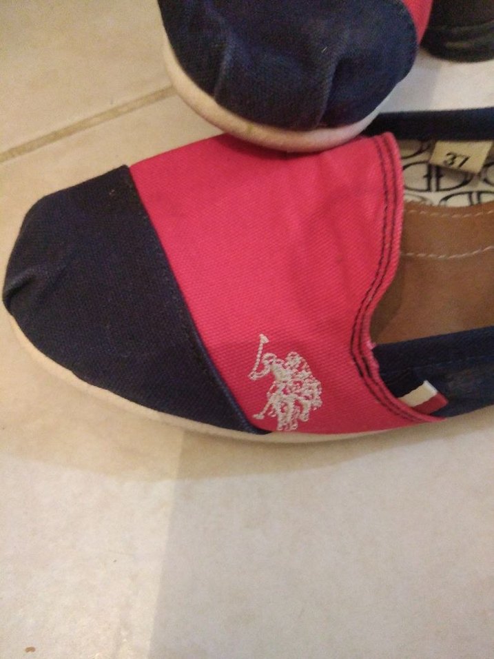 Kırmızı Kadın Denim Espadril - Görsel 2