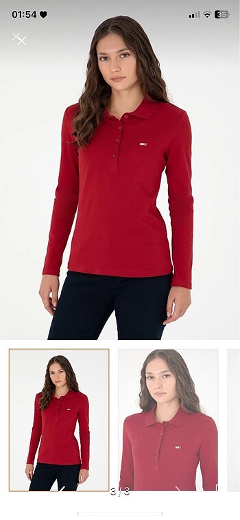 Uspa polo yaka sweatshirt