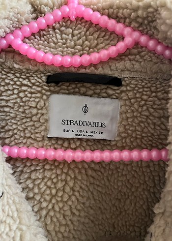 Stradivarius Kürklü Kahverengi Deri Kadın Ceket