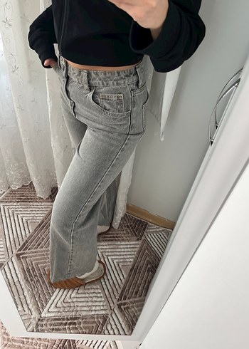 Bershka gri jean - Görsel 3