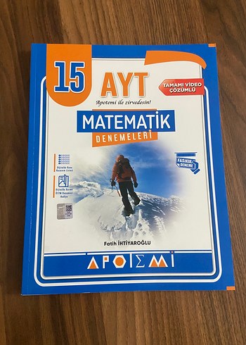 15 Matematik AYT Denemeleri Kitabı
