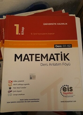 Eis yayınları üniversite konu anlatımı ders föyleri