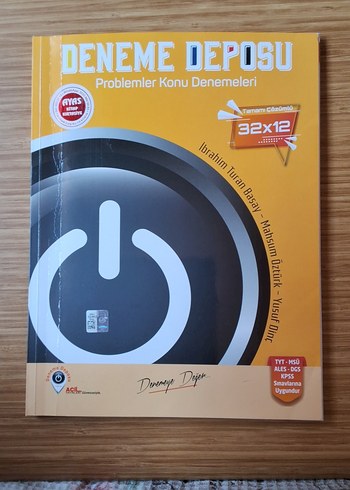 Deneme Deposu Problemler Konu Denemeleri Kitabı