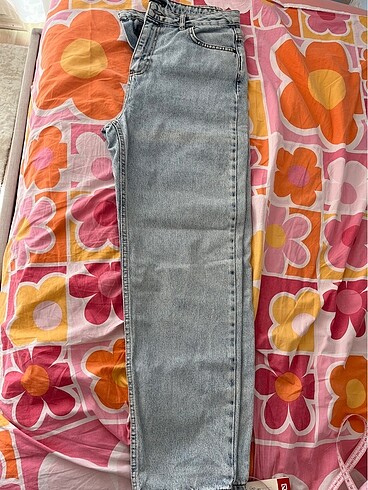 trendyolmilla mavi mom jeans