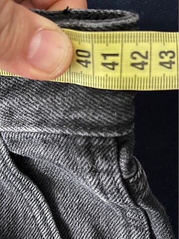 Kargo cep bayan kot pantolon - Görsel 7
