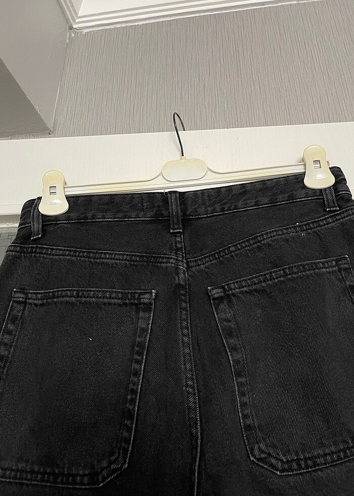 Kargo cep bayan kot pantolon - Görsel 4